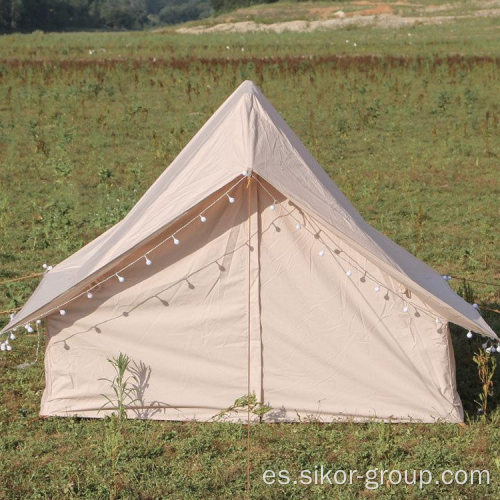 Campaña de campamento indio al aire libre cabaña de campamento doble engrosamiento de algodón para acampar al algodón carpa